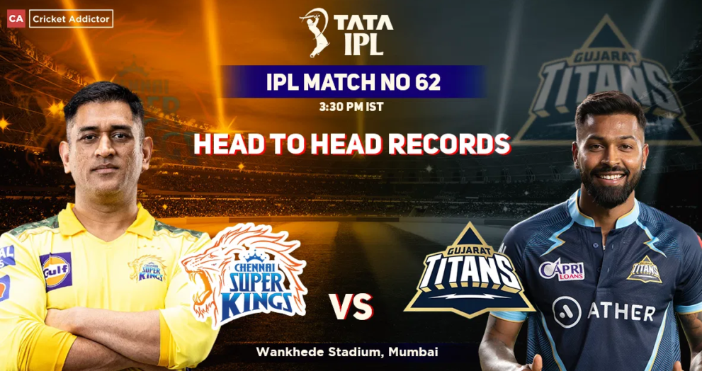 Chennai Super Kings vs Gujarat Titans Standings 2025 IPL